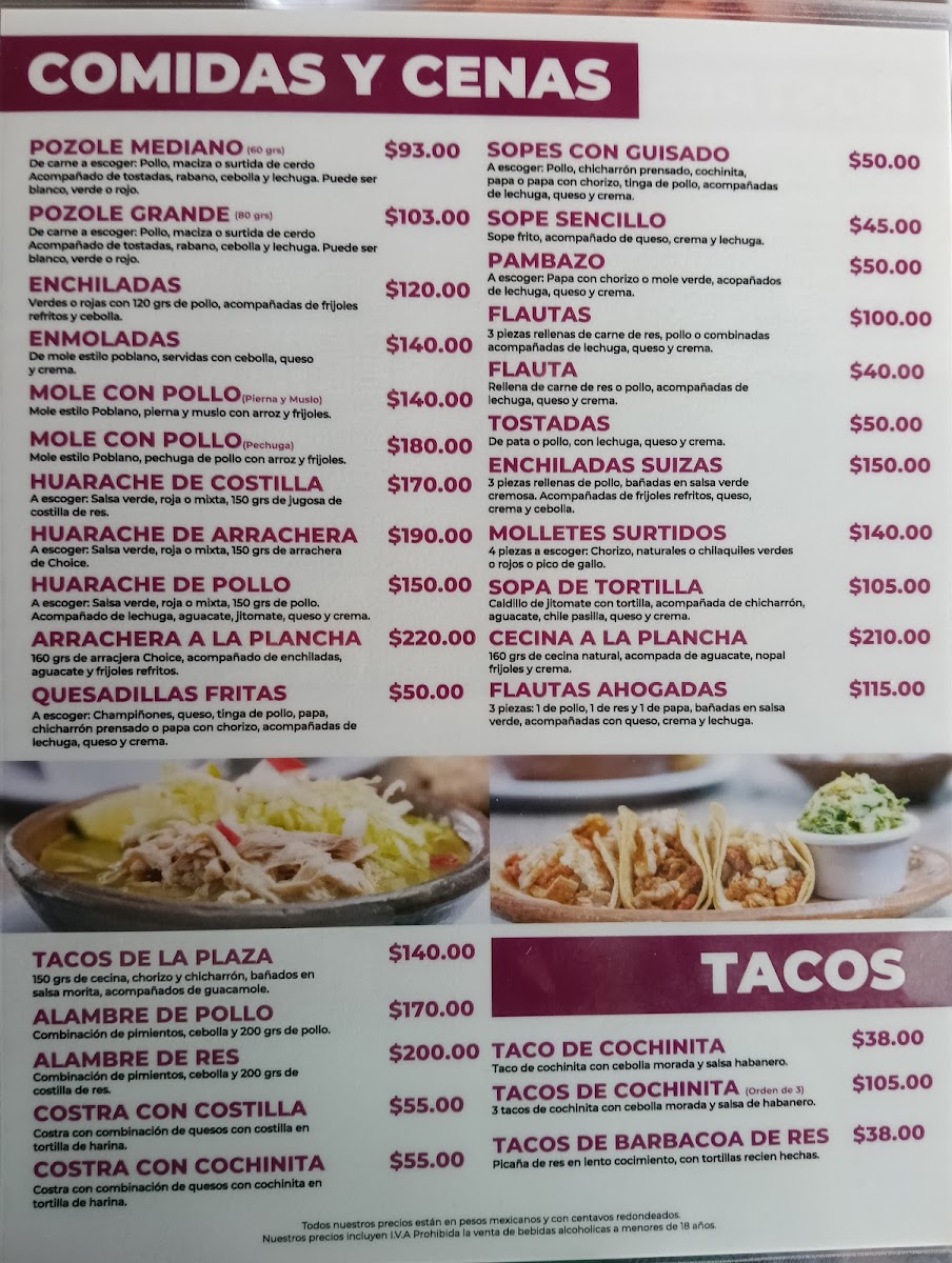 Orégano y Maíz Metepec Menu - Image 1